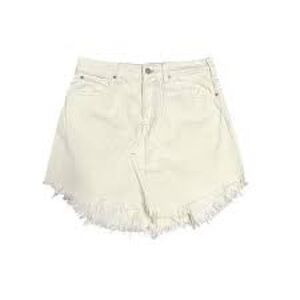 We The Free Off-White Denim skirt